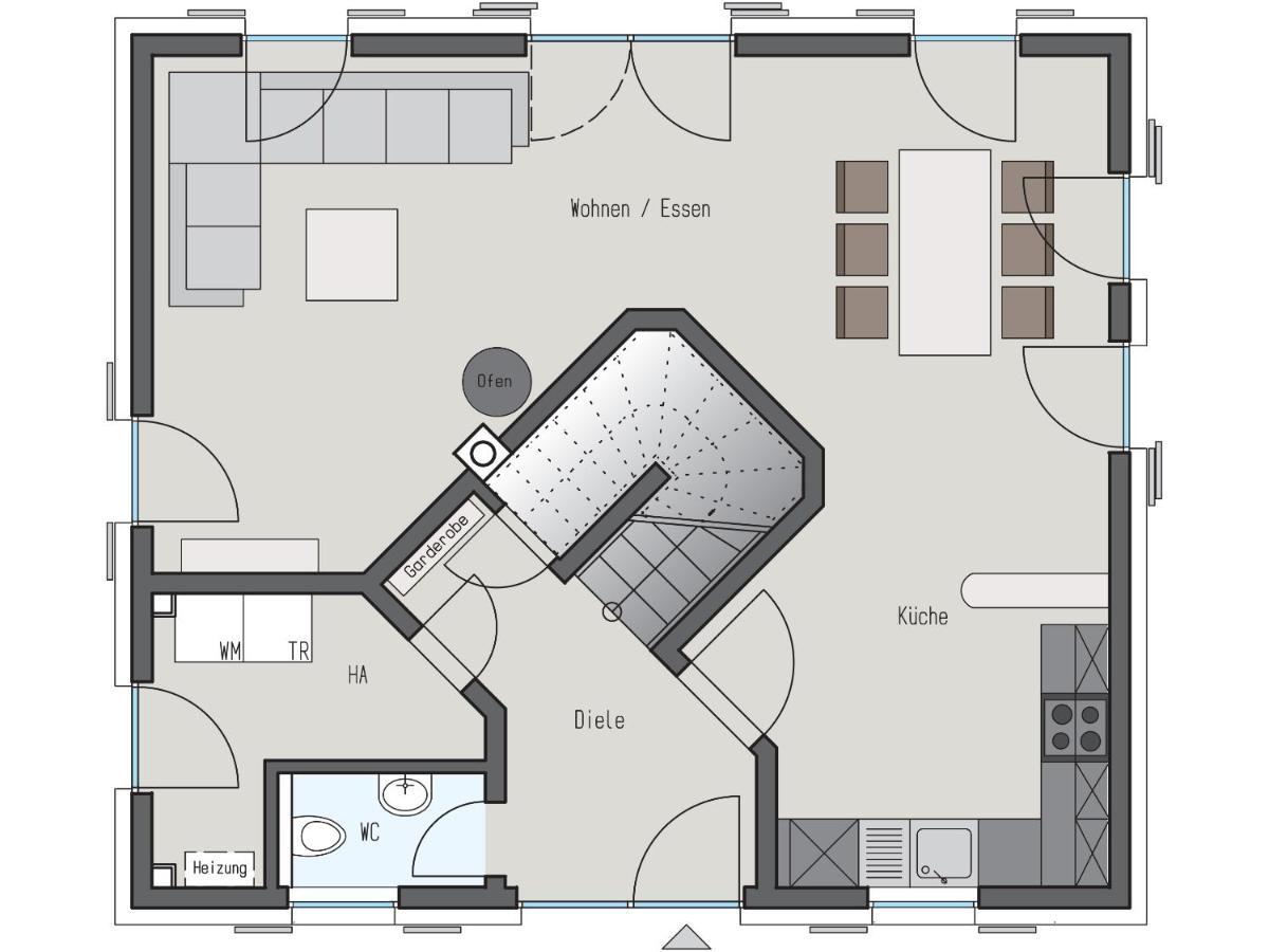 Ferienhaus Schilfrohrsaenger 6 Fuhlendorf  Dış mekan fotoğraf